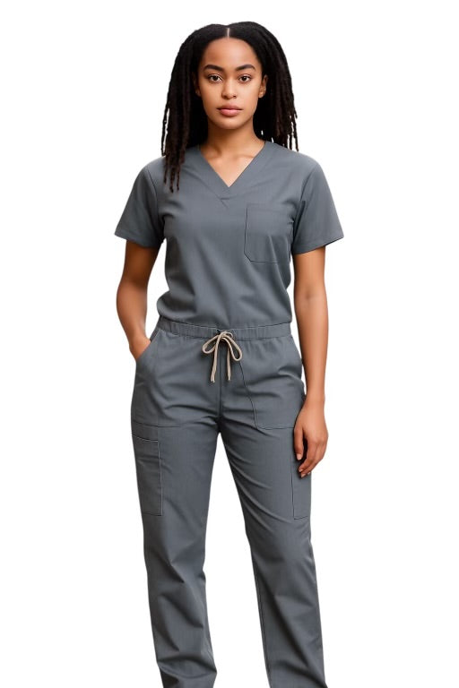 Women's Classic V- Neck Scrub Top