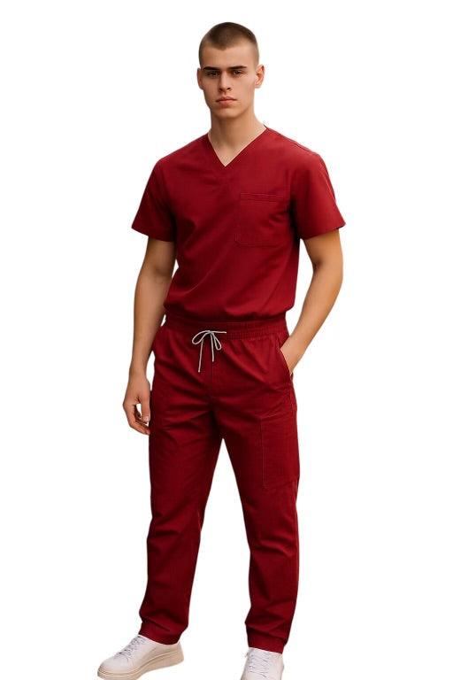 Men's Classic Straight Leg Scrub Pants